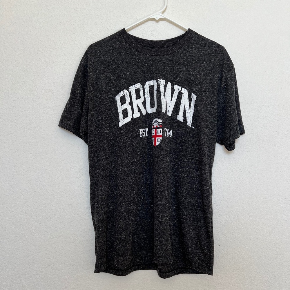 Brown University Gray Soft T-Shirt w/ Free Water bottle included!
